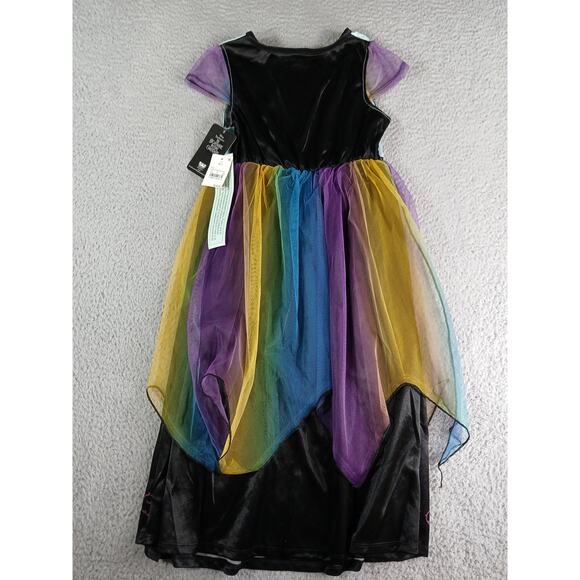 The Nightmare Before Christmas Dress Girls Medium Kids Long Sally Halloween NWT - Picture 6 of 8